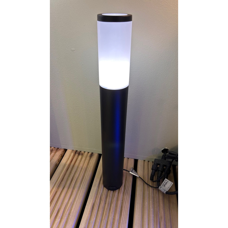 Techmar Garden Lighting UK Outdoor Lights Low Voltage Lunia  Black 12V 1W LED Outdoor Post Light. 1