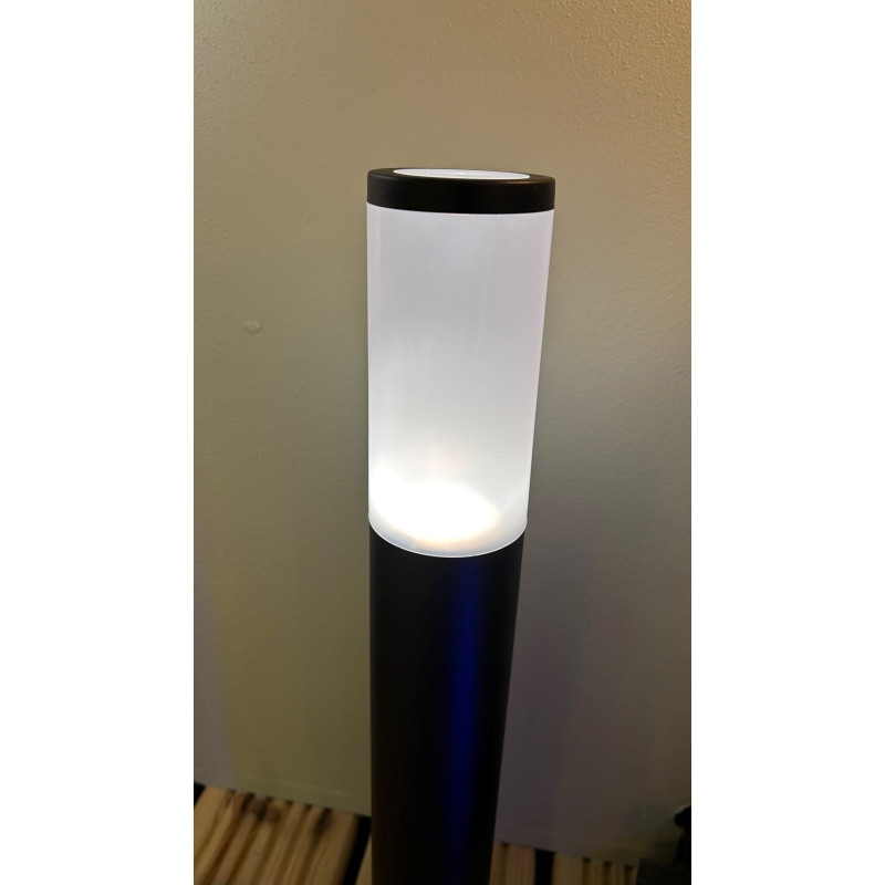 Techmar Garden Lighting UK Outdoor Lights Low Voltage Lunia  Black 12V 1W LED Outdoor Post Light. 1