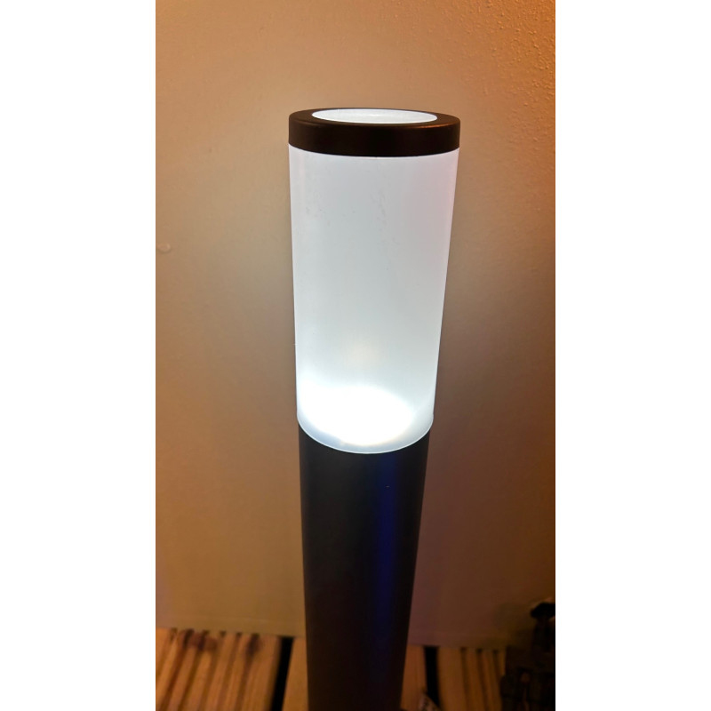 Techmar Garden Lighting UK Outdoor Lights Low Voltage Lunia  Black 12V 1W LED Outdoor Post Light. 1