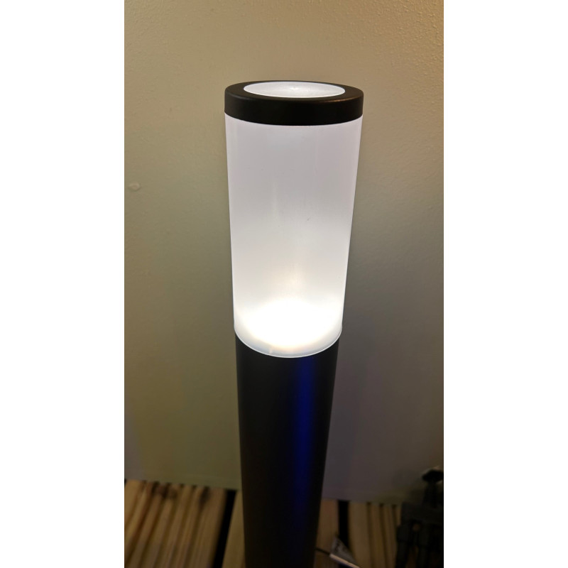Techmar Garden Lighting UK Outdoor Lights Low Voltage Lunia  Black 12V 1W LED Outdoor Post Light. 1