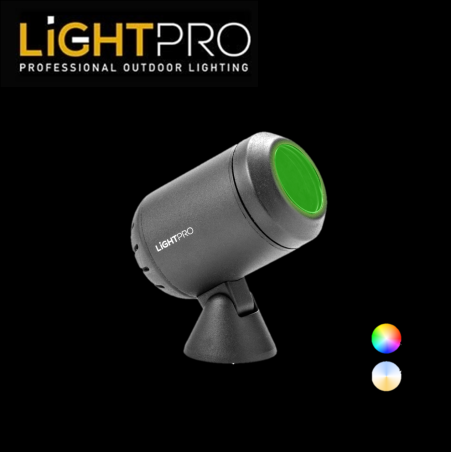 UK Outdoor Low Voltage Garden Lighting Lightpro 12V Low Voltage Castor Smart 5W IP44 Spotlight