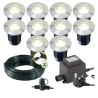 Techmar Garden Lighting UK Outdoor Lights Low Voltage Alpha 12V Plug & Play Garden Deck Light Bundle - 10 Light Kit. 5