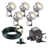 Techmar Garden Lighting UK Outdoor Lights Low Voltage Catalpa Garden Spotlights Bundle - 5 Light Kit. 3