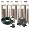 Techmar Garden Lighting UK Outdoor Lights Low Voltage Albus 12V Plug & Play Garden Lights Bundle - 12 Light Kit. 3
