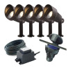 Techmar Garden Lighting UK Outdoor Lights Low Voltage DIY Focus Verona 5W 5 Light Deluxe Bundle 2