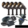 Techmar Garden Lighting UK Outdoor Lights Low Voltage DIY 5 light 5w Focus Bundle + Remote 3