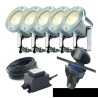 Techmar Garden Lighting UK Outdoor Lights Low Voltage DIY 5 light 3w Catalpa  Bundle 3