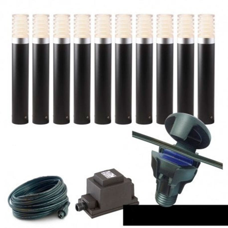 Techmar Garden Lighting UK Outdoor Lights Low Voltage DIY 10 Light Arco 40 Deluxe Bundle 2