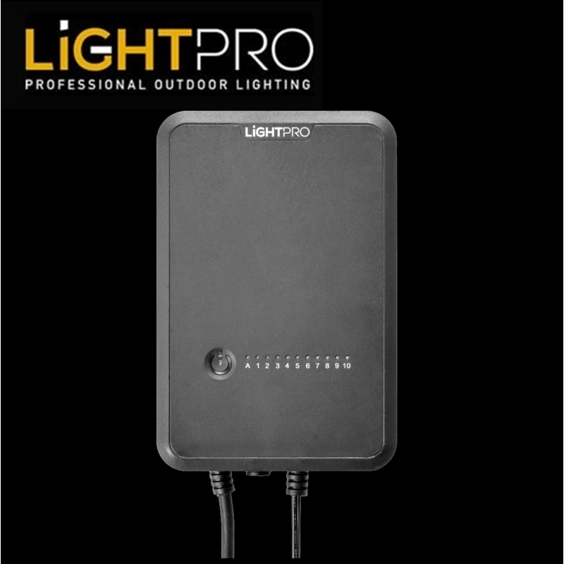 Lightpro Outdoor professional Garden Low Voltage Lighting 150w Transformer and timer - BS Plug