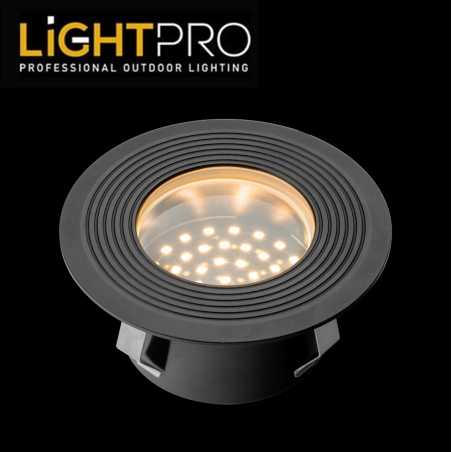 Lightpro Outdoor Garden Lighting Professional 12V Onyx 90 RA IP67 Deck Light 1