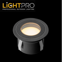Lightpro Outdoor Garden Lighting Professional 12V Onyx 60 RA IP67 Deck Light 1