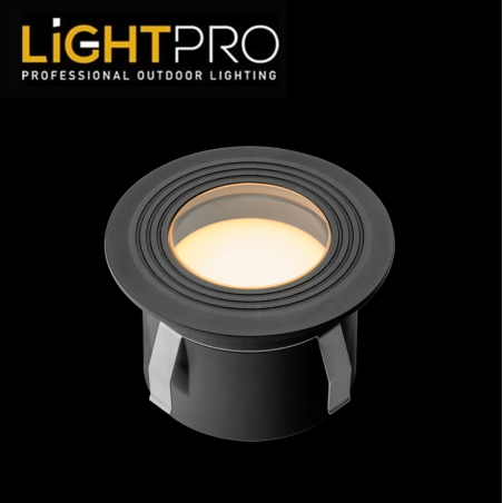 Lightpro Outdoor Garden Lighting Professional 12V Onyx 60 RA IP67 Deck Light 1