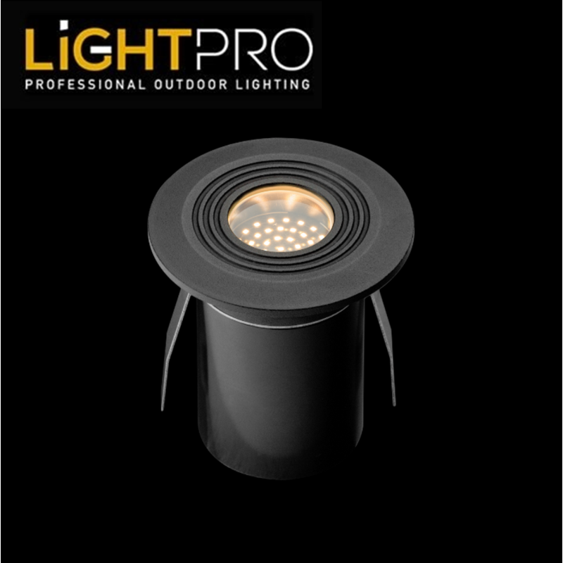 Garden Lighting Lightpro UK Low Voltage Onyx 30 RA Decking Light