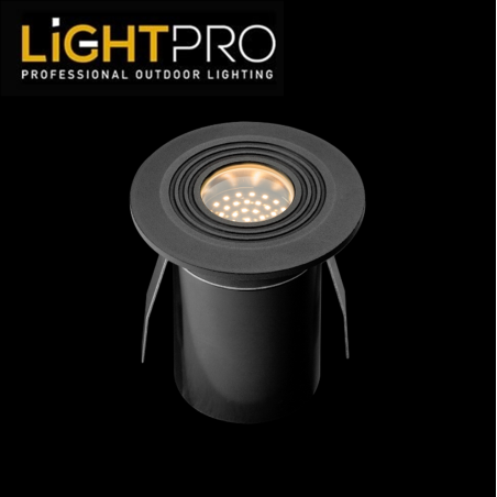Garden Lighting Lightpro UK Low Voltage Onyx 30 RA Decking Light