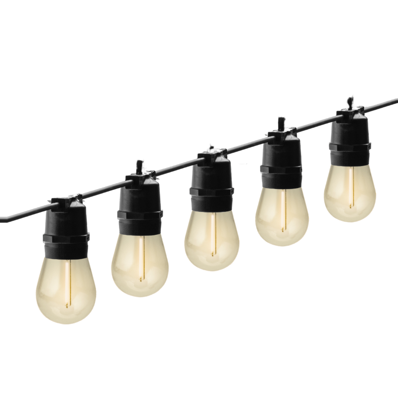 UK Low Voltage Garden Lighting Techmar Filament Festoon Party Lights 5mtr 2