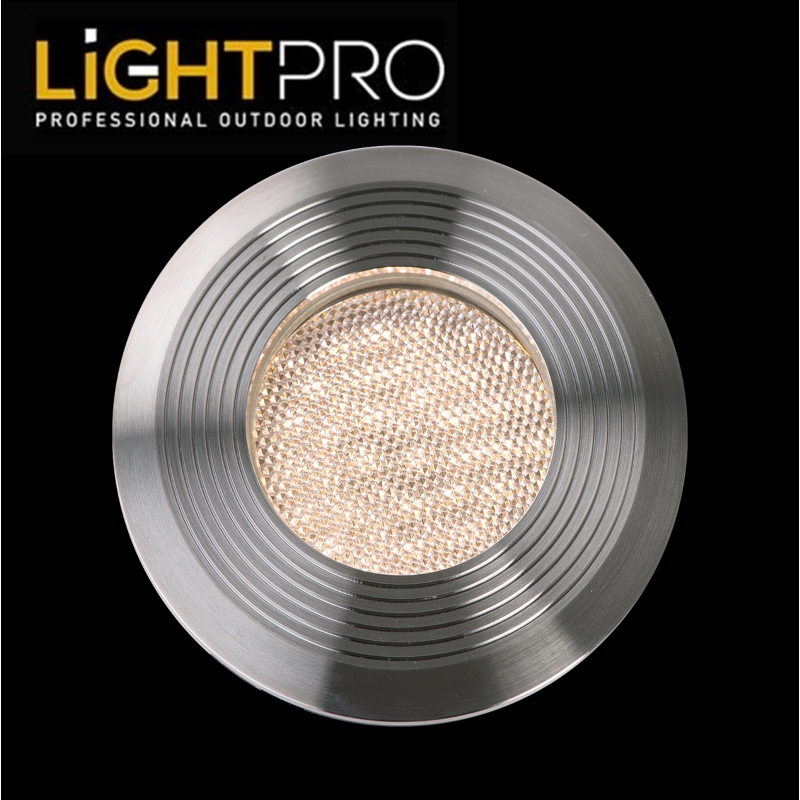 Lightpro Garden Lighting UK Outdoor Lights Low Voltage Onyx 90 R1 IP67 Deck Light. 1