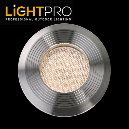 Lightpro Garden Lighting UK Outdoor Lights Low Voltage Onyx 90 R1 IP67 Deck Light. 1
