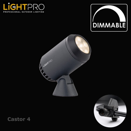 Lightpro Outdoor Garden Lighting Professional DIY Castor 4 12v IP44 Spotlight