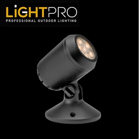 Lightpro Garden Lighting UK Outdoor Lights Low Voltage Nilus 4W IP68 Spotlight. 1