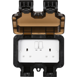 Smart Controlled IP66 13A 2G Outdoor Socket