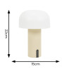 Calhoun Rechargeable Natural Table Lamp 3