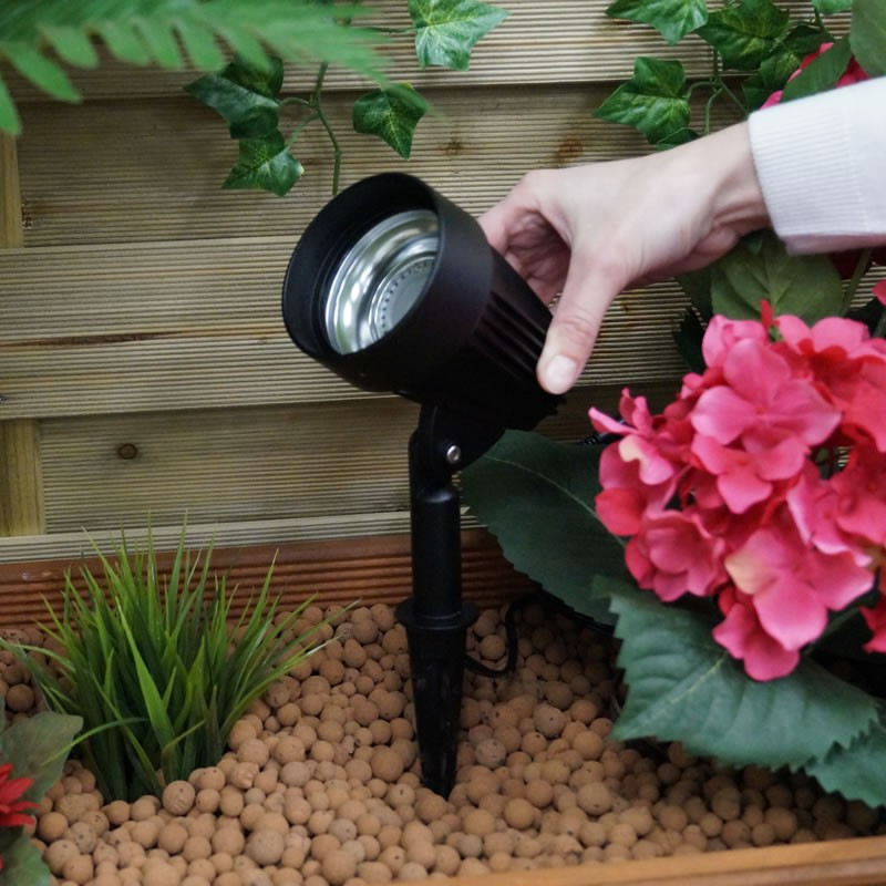 Techmar Garden Lighting UK Outdoor Lights  Corvus 12V 5W LED Outdoor Spotlight 2