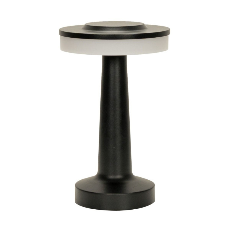 Talence Rechargeable Black Table Lamp