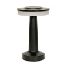 Talence Rechargeable Black Table Lamp