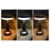 Talence Black Rechargeable Table Lamp 4