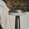 Talence Rechargeable Chrome Table Lamp 7