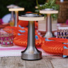 Talence Rechargeable Chrome Table Lamp 8