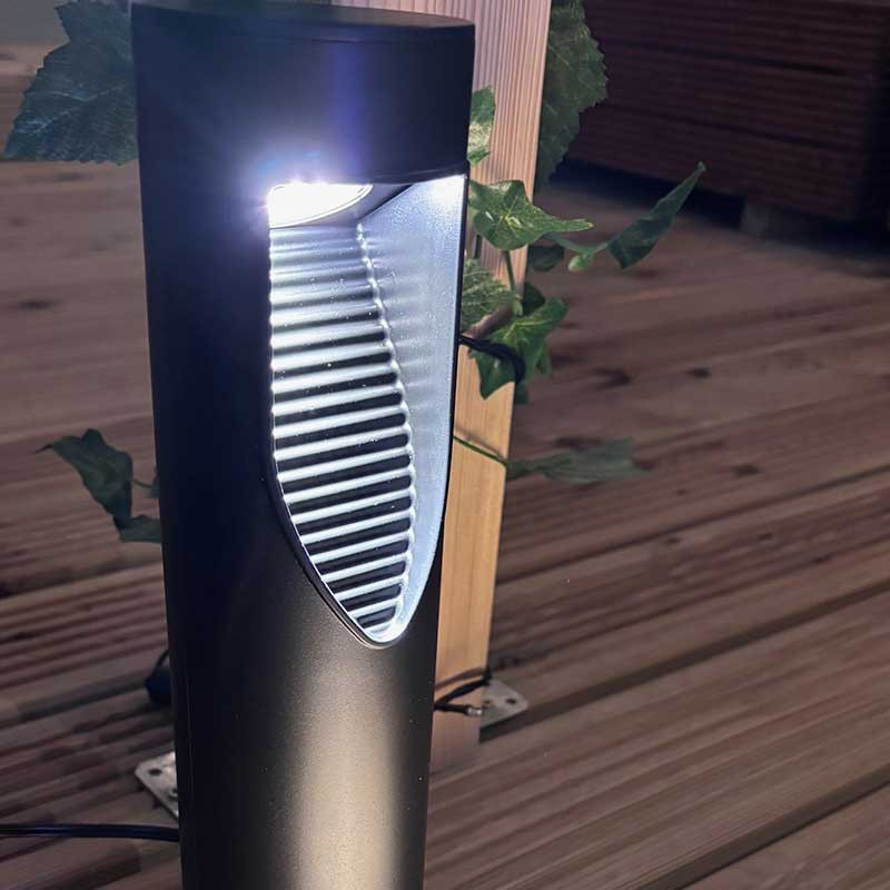 UK Low Voltage Garden Lighting Techmar Zuma 12V Low Voltage 1W LED Post Light 8