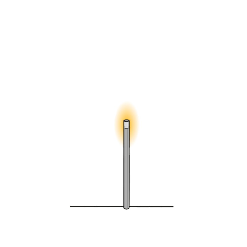 Lightpro 12V Low Voltage Erba Mid 1.1W IP44 Post Light