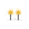 Lightpro 12V Low Voltage Oberon Smart 5W IP44 Post Light