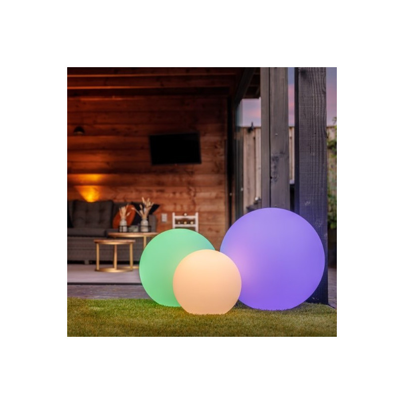 UK Low Voltage Garden Lighting Techmar Round 30 Smart Zigbee Ball Light 3
