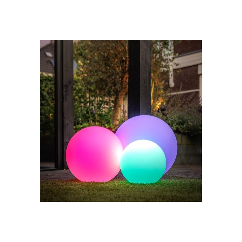 UK Low Voltage Garden Lighting Techmar Round 30 Smart Zigbee Ball Light 7