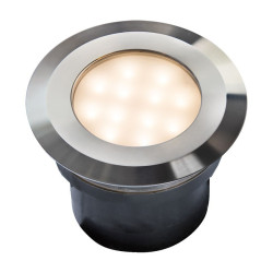 Techmar Garden Lighting UK Outdoor Lights Gavia Switchable Warm / Cold White 12V 2w LED Deck Light