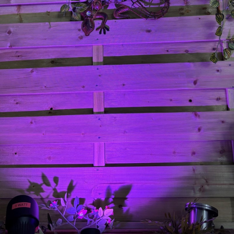 Techmar Garden Lighting UK Outdoor Lights MR11 2W Magenta LED