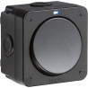 Knightsbridge Weatherproof Outdoor Manual 12V Black Switch