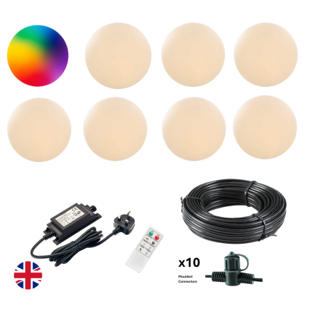 Low Voltage Garden Lighting Round 20 8 Light Bundle