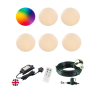 Low Voltage Garden Lighting Round 20 6 Light Bundle
