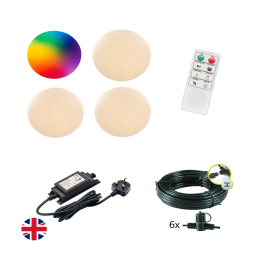Low Voltage Garden Lighting Round 20 4 Light Bundle