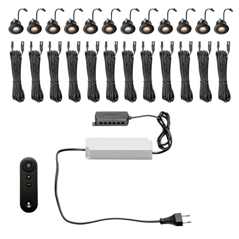 Garden Light Shop UK Low Voltage Garden Lighting Lightpro Cila 12 Light Kit