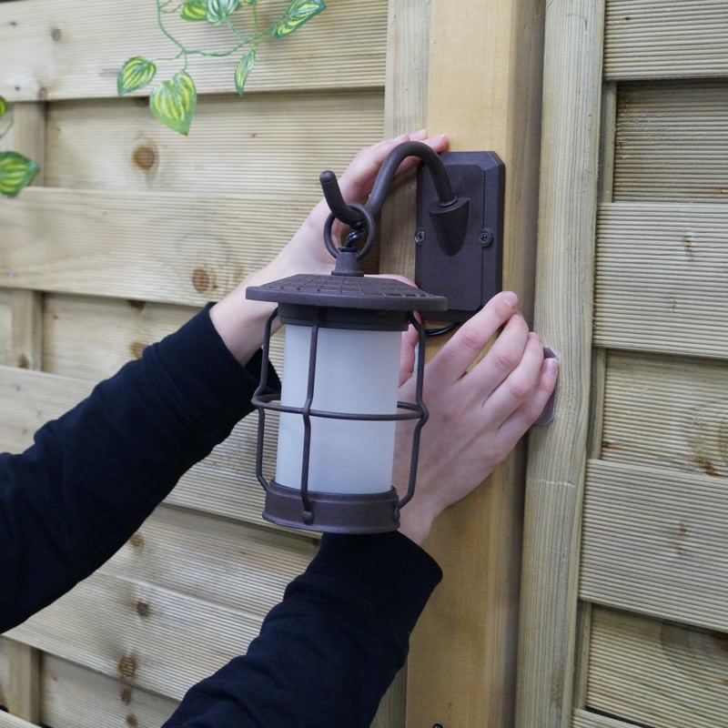 Techmar Garden Lighting UK Outdoor Lights Callisto Rustic 1.5w LED Hanging Wall Light 6