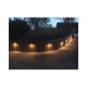 Techmar Outdoor Garden Lighting UK Deimos 12V 1W LED Black Outdoor Wall 4