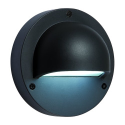 Techmar Outdoor Garden Lighting UK Deimos 12V 1W LED Anthracite Outdoor Wall