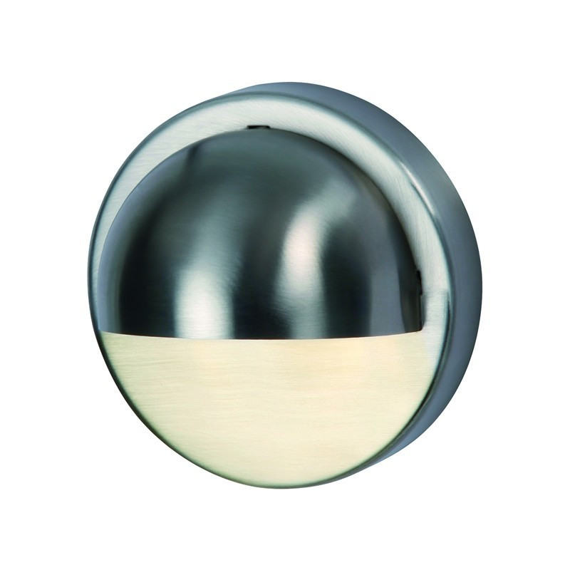 Techmar Outdoor Garden Lighting UK Palm 12V 1W LED Stainless Steel Outdoor Wall Light
