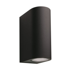 Techmar Outdoor Garden Lighting UK Sibus 12V 8W LED Black Up / Down Outdoor Wall Light 1