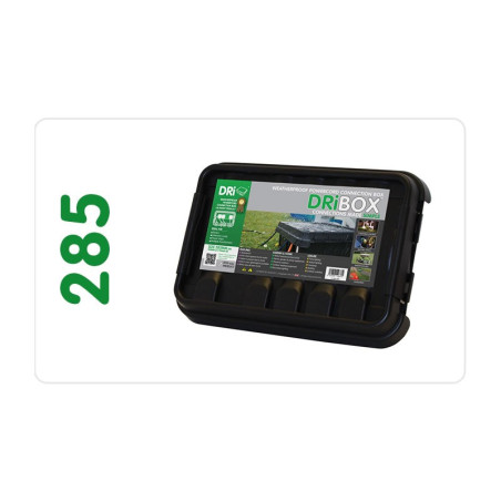 Outdoor Garden Lighting UK Accessories - Dribox 285 Medium black weatherproof