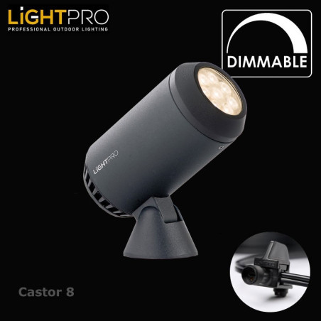 Lightpro Outdoor Garden Lighting Professional DIY Castor 8 12v IP44 Spotlight